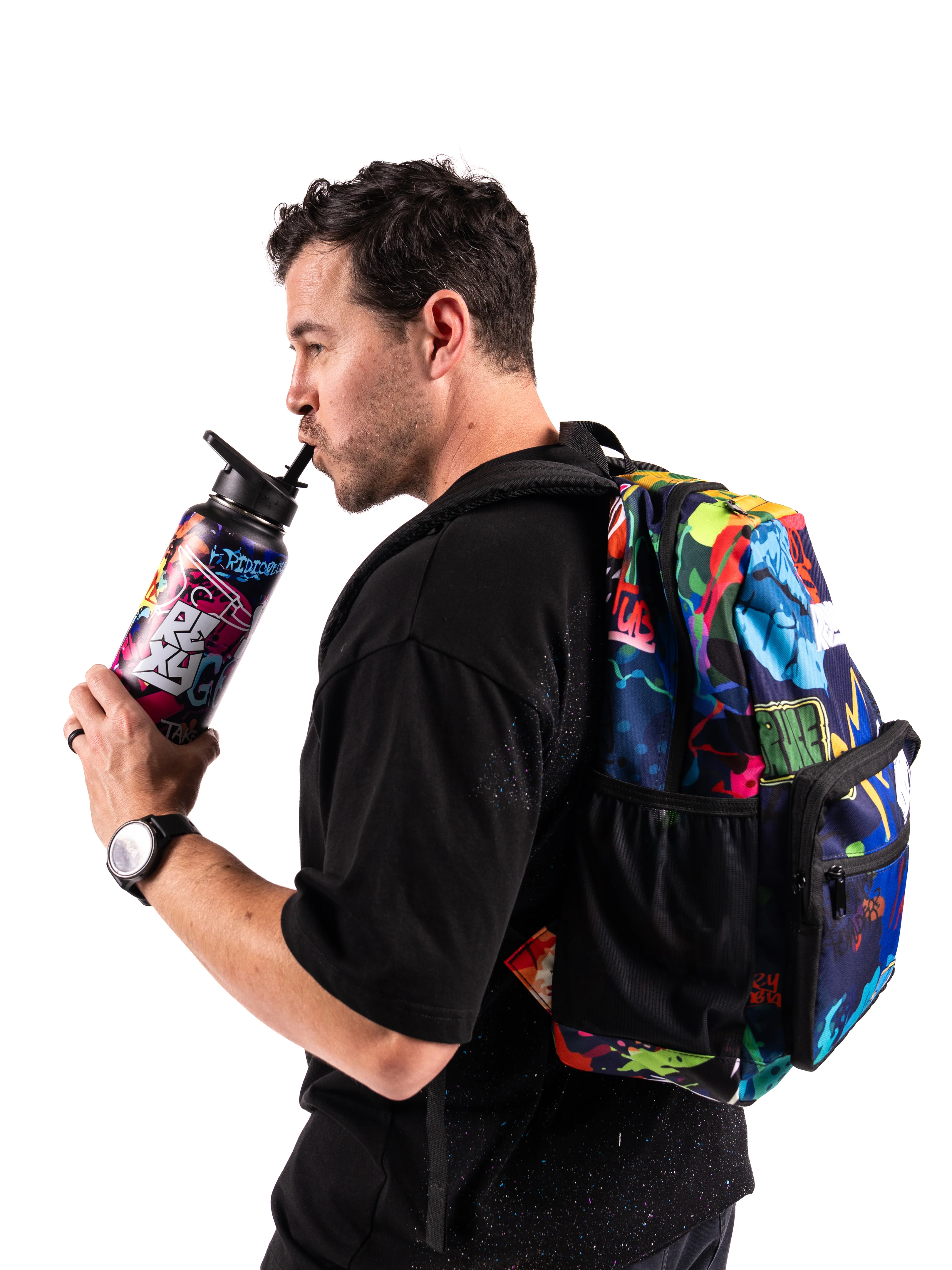 Custom Graffiti Water Bottle - Image 5